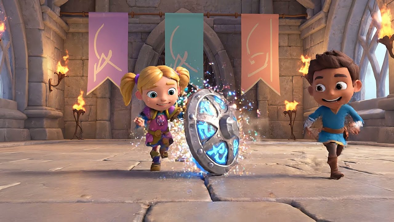 Fortnite Mini Knight Dropped His Magic Shield | Nursery Rhymes for Kids & Baby Songs