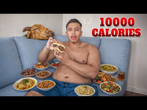 تحدي أكل 10000 سعرة حرارية في يوم واحد 
