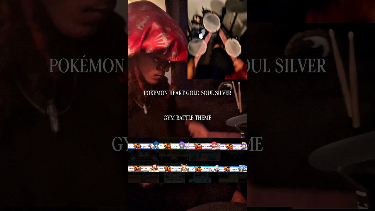 POKÉMON HEART GOLD SOUL SILVER ⭐️ [GYM BATTLE THEME] [earthtoneking Drum Cover] 