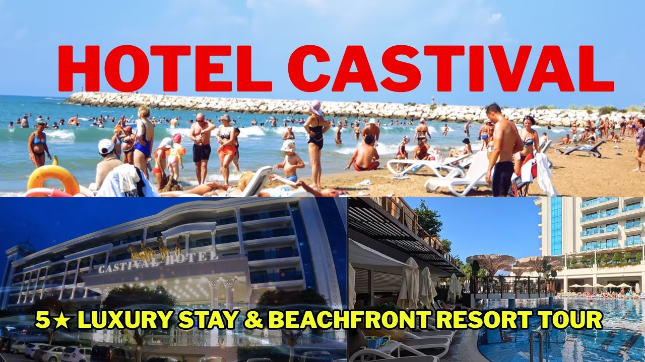 Castival hotel kumköy  |  5★ Luxury Stay & Beachfront Resort Tour  |  Strand 