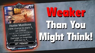 Warframe Hunter Munitions Is Not As Good As You Might Think
