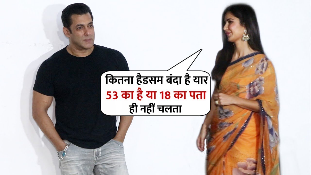 Katrina Kaif Shows to Love For Salman Khan and His New Look | Bharat Movie Promotion salman khan song