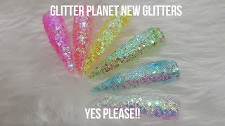 New Glitter Planet Glitter Swatches Nail Design