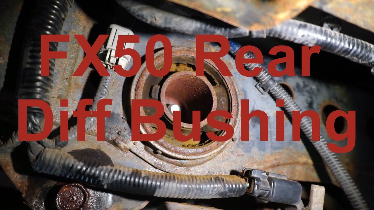 How to fix a clunking rear diff bushing on an Infiniti FX50