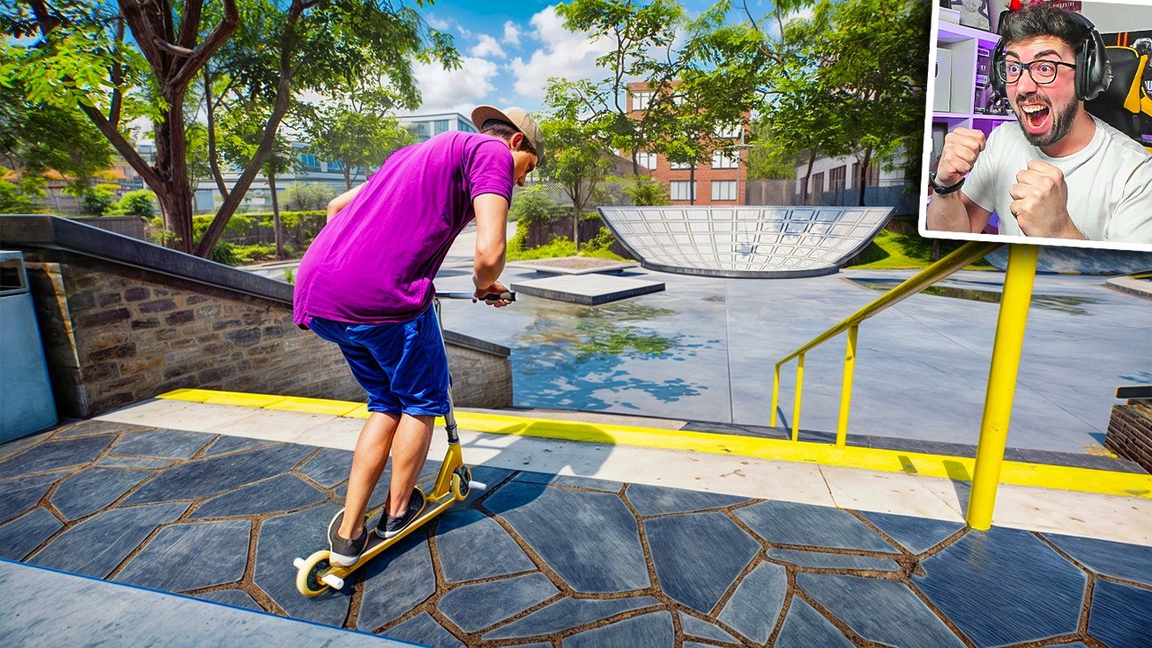 ASÍ ES EL SIMULADOR MÁS REAL DE PATINETE 😍 | ScootX