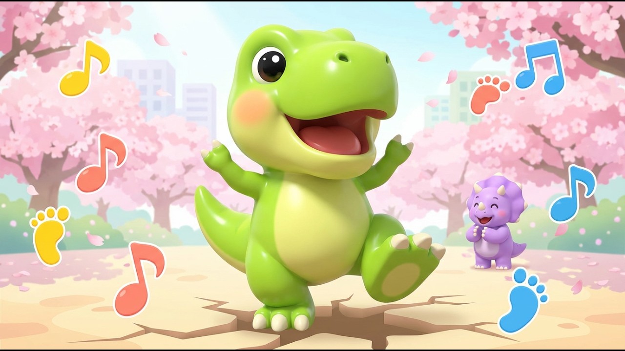 🦖 쿵쿵 공룡 친구들 | 신나는 공룡 동요 | 인기 어린이 노래