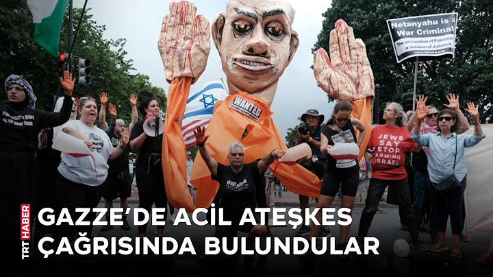 Biden ile görüşen Netanyahu, Beyaz Saray önünde protesto edildi
