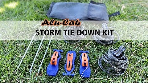 The Alu-Cab 270° Shadow Awning Storm Tie Down Kit