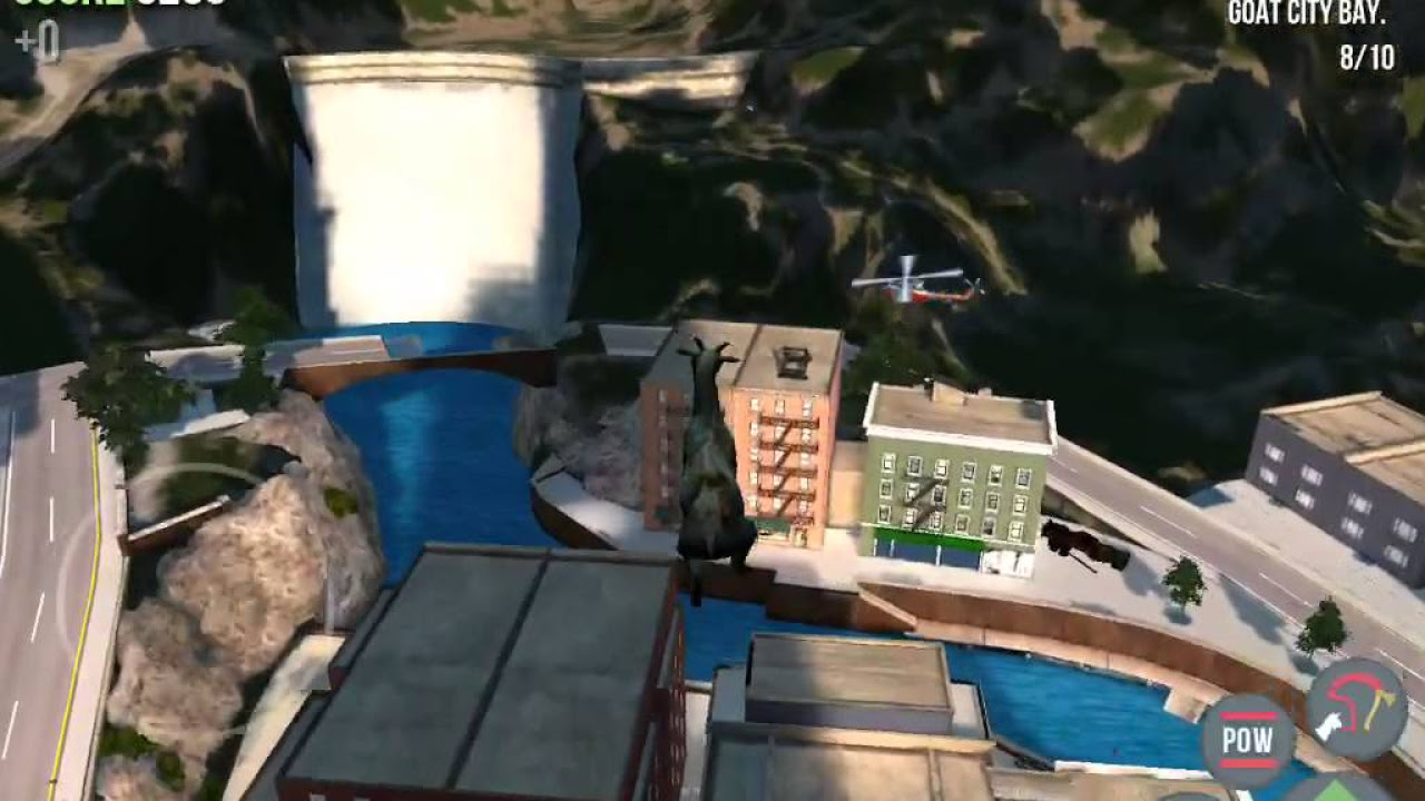 [Goat Simulator] What happens when you press pow with repulsive goat