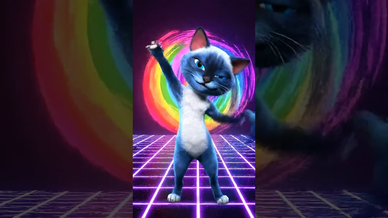 Funny ai dancing Cat
