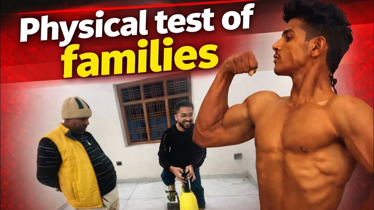 Physical test of families😂(ghumate jao ghumate jao…..)