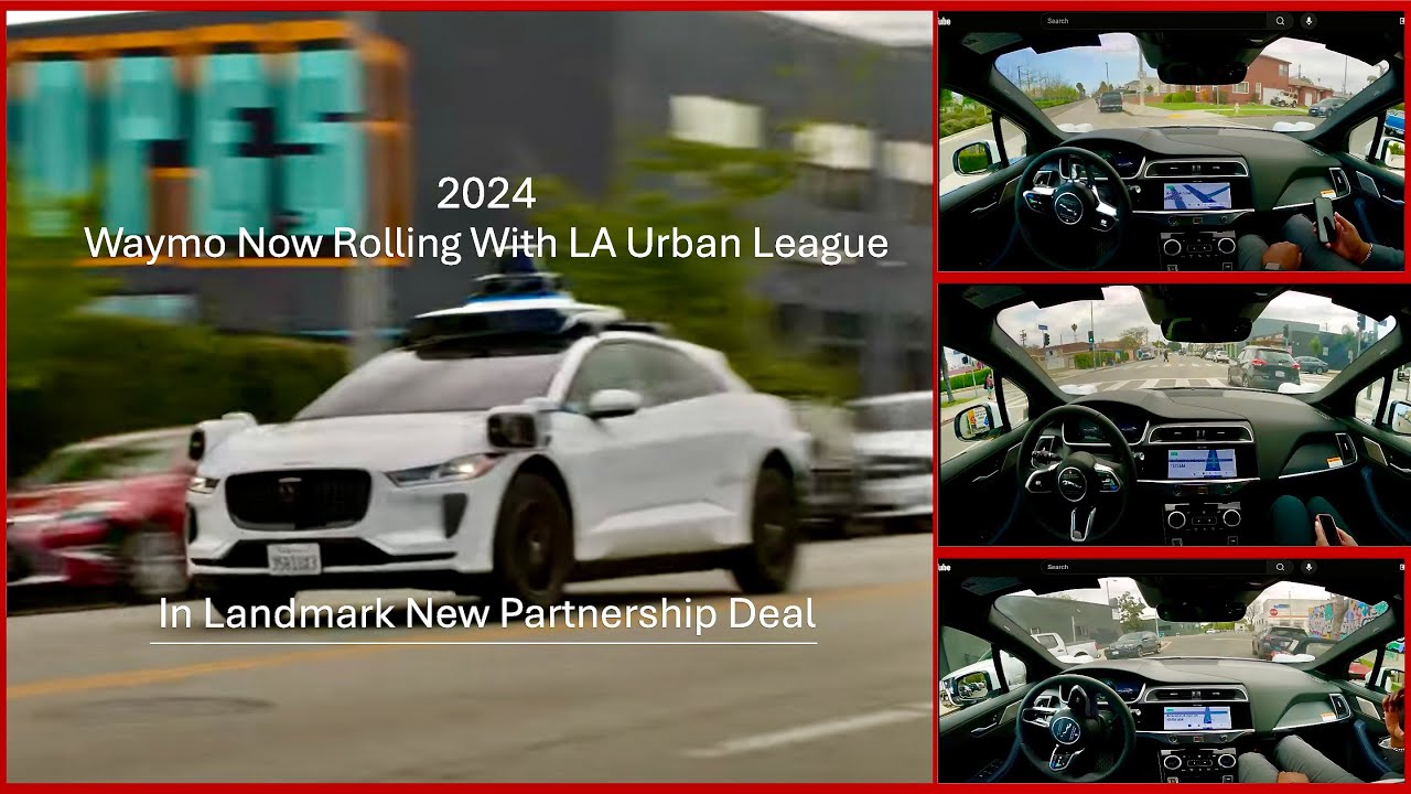 The Autonomous Vehicle and 2024 New Partner. LA Urban League in Driver's Seat with WAYMO