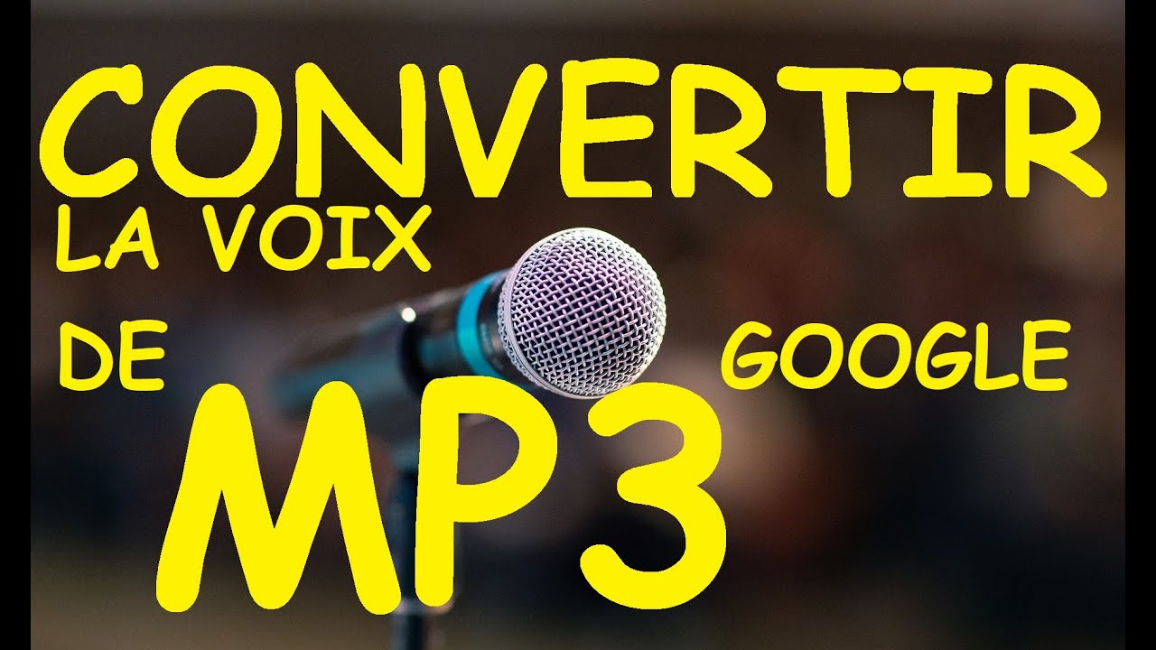 Convertir la voix de Google traduction en MP3 ( Text to speech ) Rapide