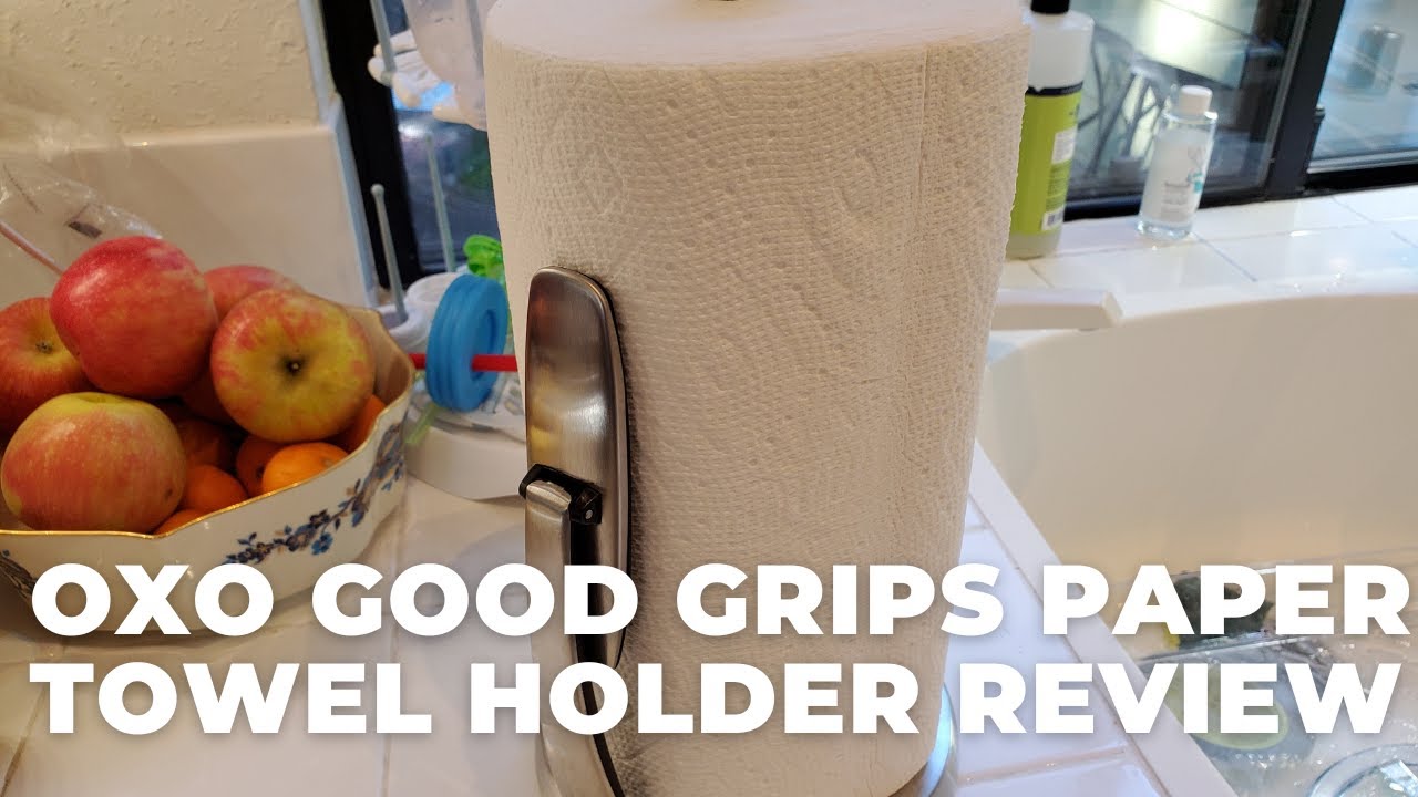 OXO Good Grips SimplyTear Tension Arm Paper Towel Holder in