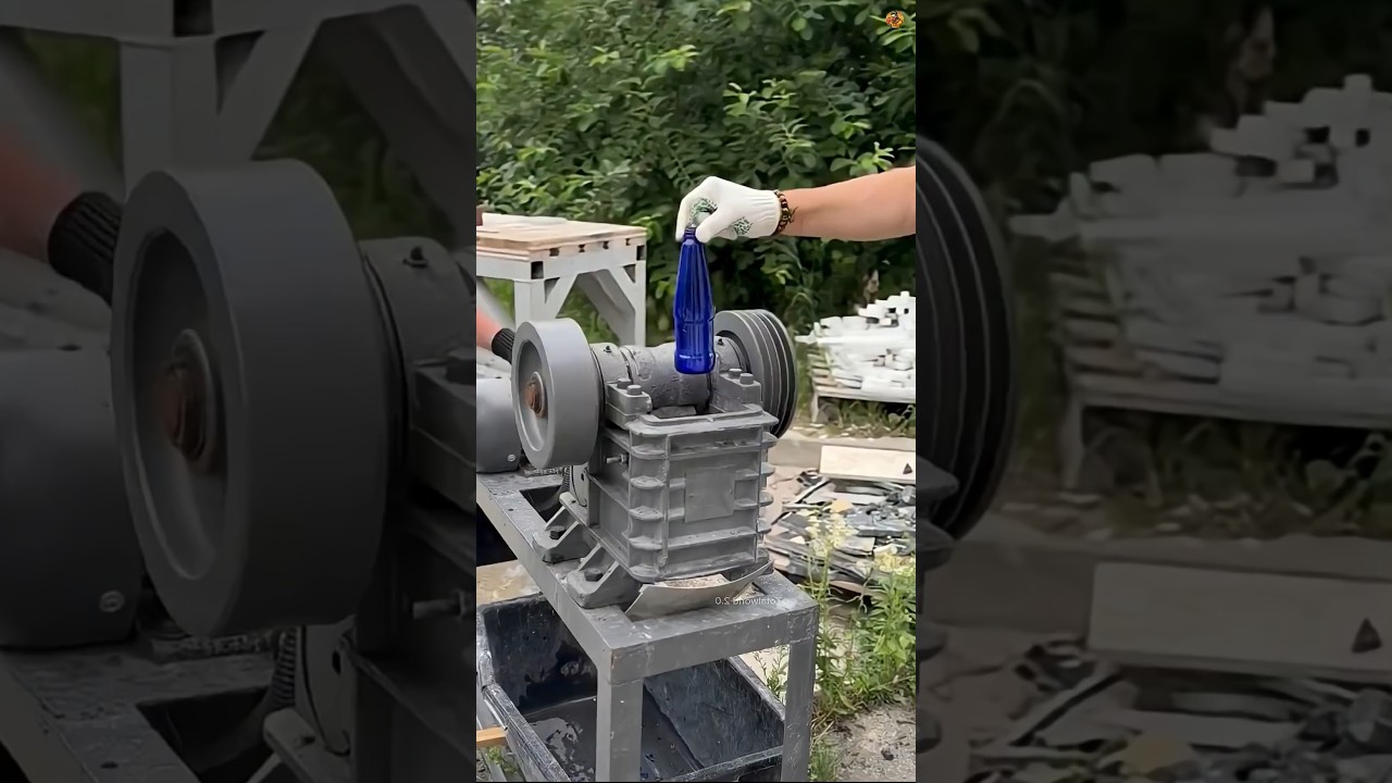 They Mix Crushed Glass with Concrete for This! 🤯