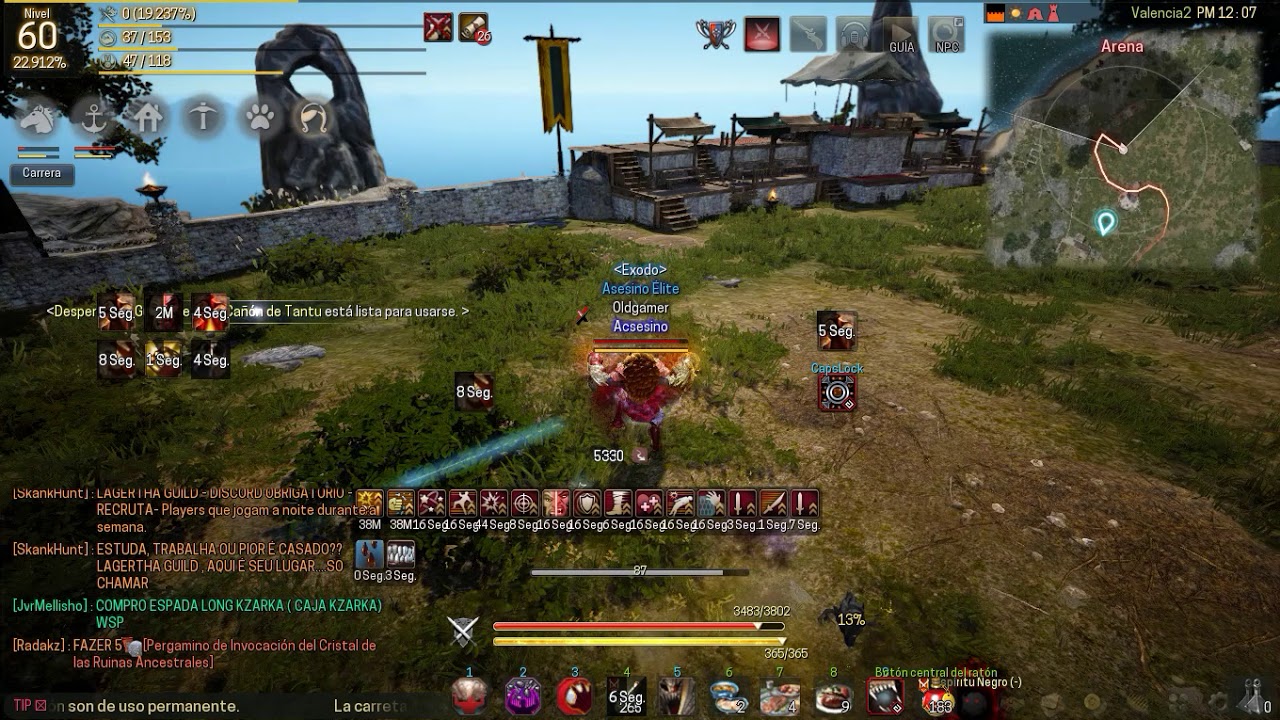 BERSERKER LVL 60 VS VALKYRIA LVL 60 BDO LATINOAMERICA