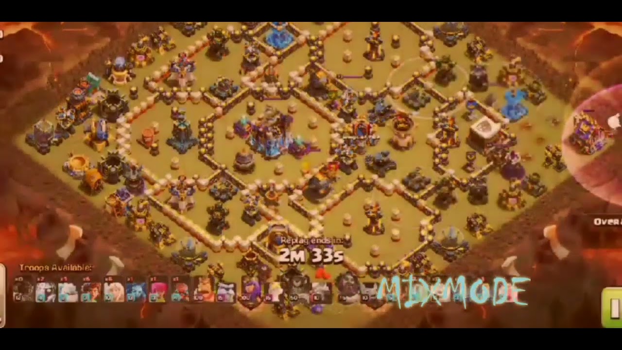 I FORGOT THE FIREBALL EQUIPMENT FOR WARDEN BUT STILL GOT 3STAR TO TH 18 USING TH 17 