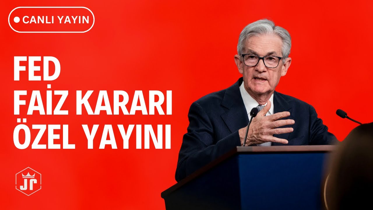 CANLI🔴 Fed Faiz Kararı ve Powell'ın SON Basın Toplantısında Neler Olacak? Bitcoin ve Altcoin'ler...