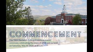 Hartwick College Commencement, May 16, 2026