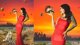 Photoshop l Advanced Photo Manipulation Tutorial photos in wonder screenshot 5