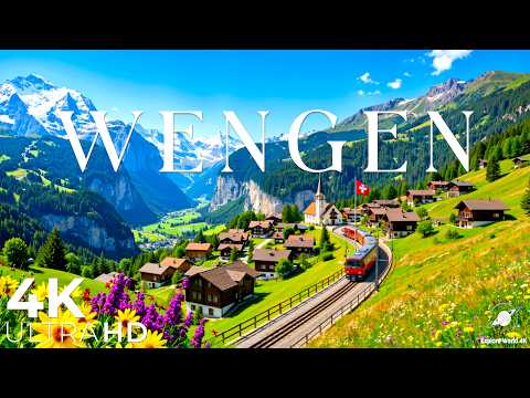 Wengen, Switzerland 4K | Storybook Alps – The Car-Free Village You’ve Never Seen Before