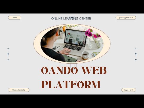 The Oanda Web Platform (the best 2023 Oanda video) #oandaexchange #oandaliverates #oanda