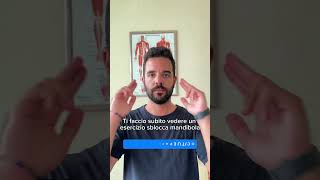 Esercizio Per Il Dolore Alla Mandibola