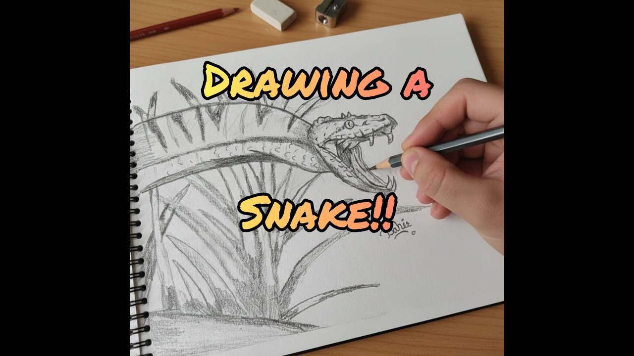How to draw a snake (in grasss)