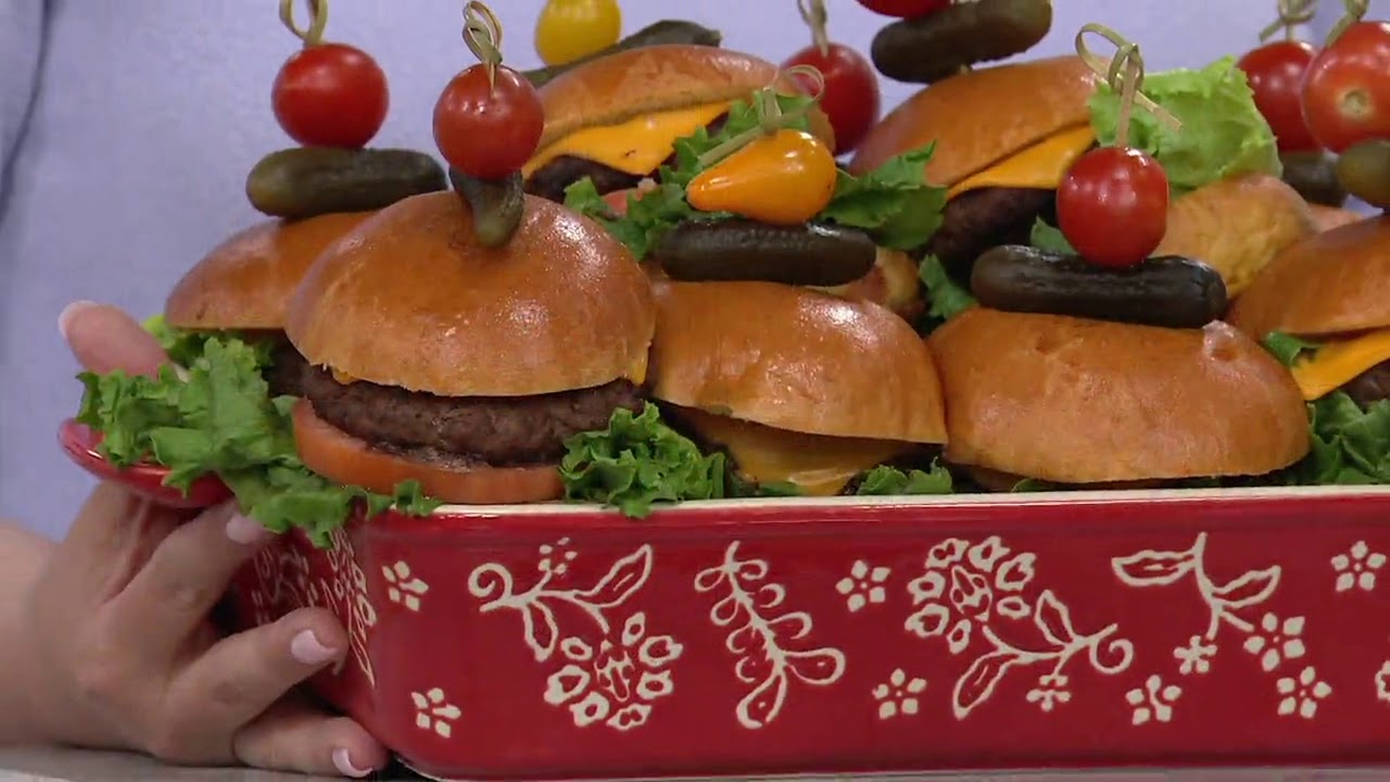 Cook's Essentials Santa Rosa 3-Pc Ceramic Bakers with Lids on QVC