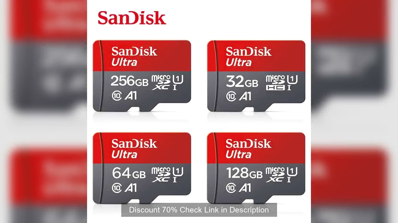 Sandisk Ultra Micro tf SD card 128GB 32GB 64GB 256GB Mini SD Card SD/TF Flash Card Memory Card 32 64