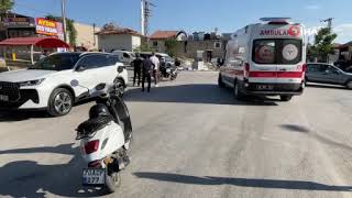 Karaman’da otomobil ile motosiklet çarpıştı: 1 yaralı