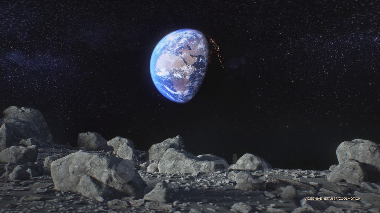 4K Screensaver - Earth from the Moon - Footage That Will Take You on a ...