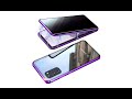 Magnetic Case 360 Front+Back 9H Tempered Glass Case for Galaxy S21 &amp; S20 FE - UNBOXING