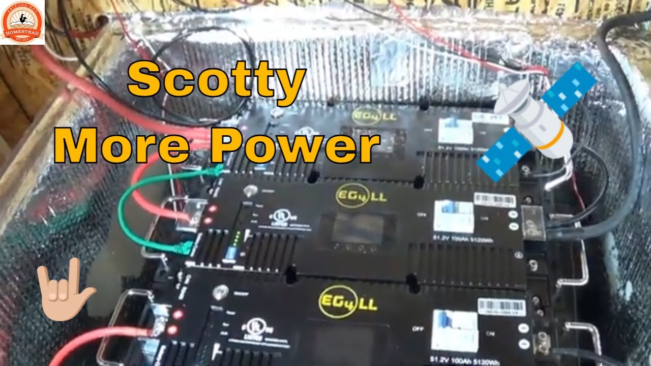 Additional EG4 Server Rack Batteries 48v 100ah - YouTube