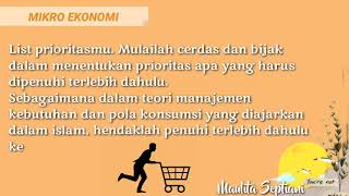 Needs VS Wants In the time of Crisist!  #ekonomiislam #iuqiaswaja #prodiekonomisyariah