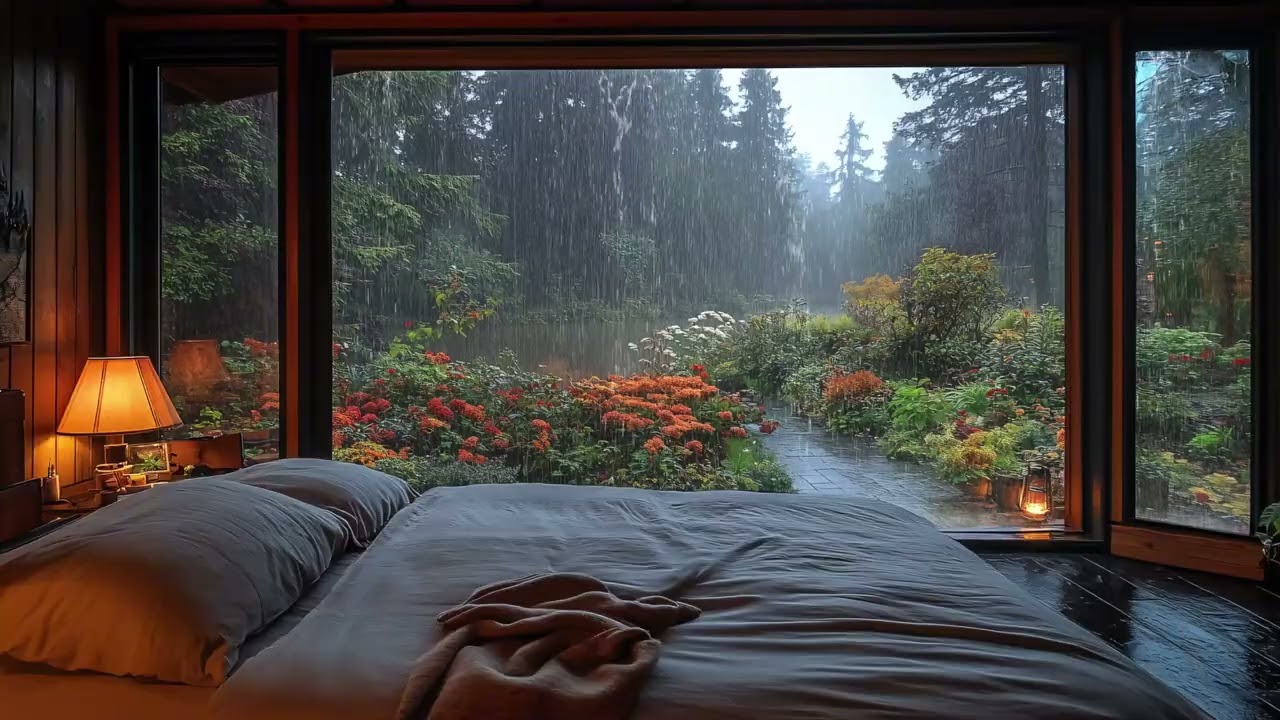 Rain and Piano for Deep Relaxation 🌧️  Let the Music Ease Your Soul