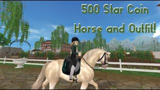 500 Star Coins Challenge || Horse and Outfit!!
