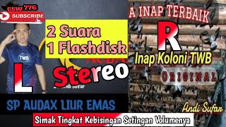 SP Audax Liur Emas STEREO INAP Koloni TWB - Suara Walet Kombinasi Terbaik