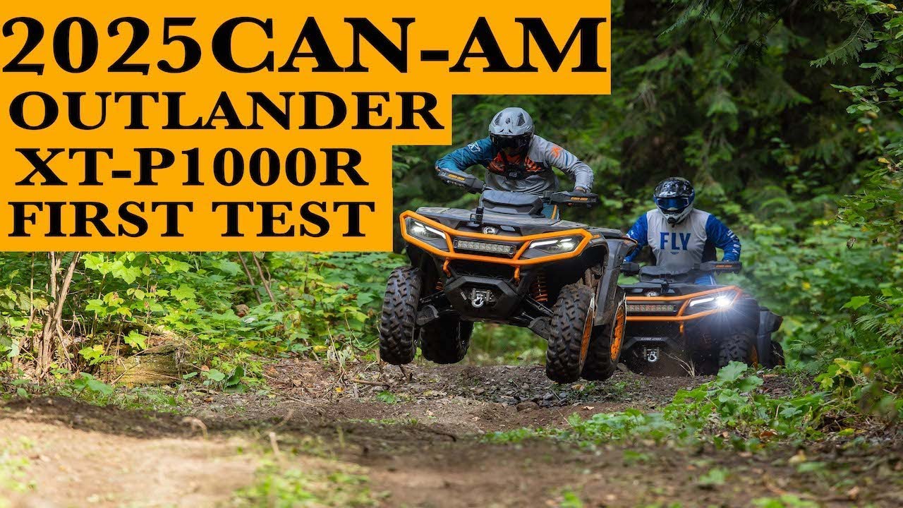 2025 Can Am Outlander XT-P 1000R First Test - YouTube