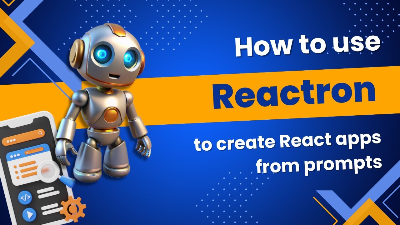 How to create app from prompt using Reactron bot on GenvexAI