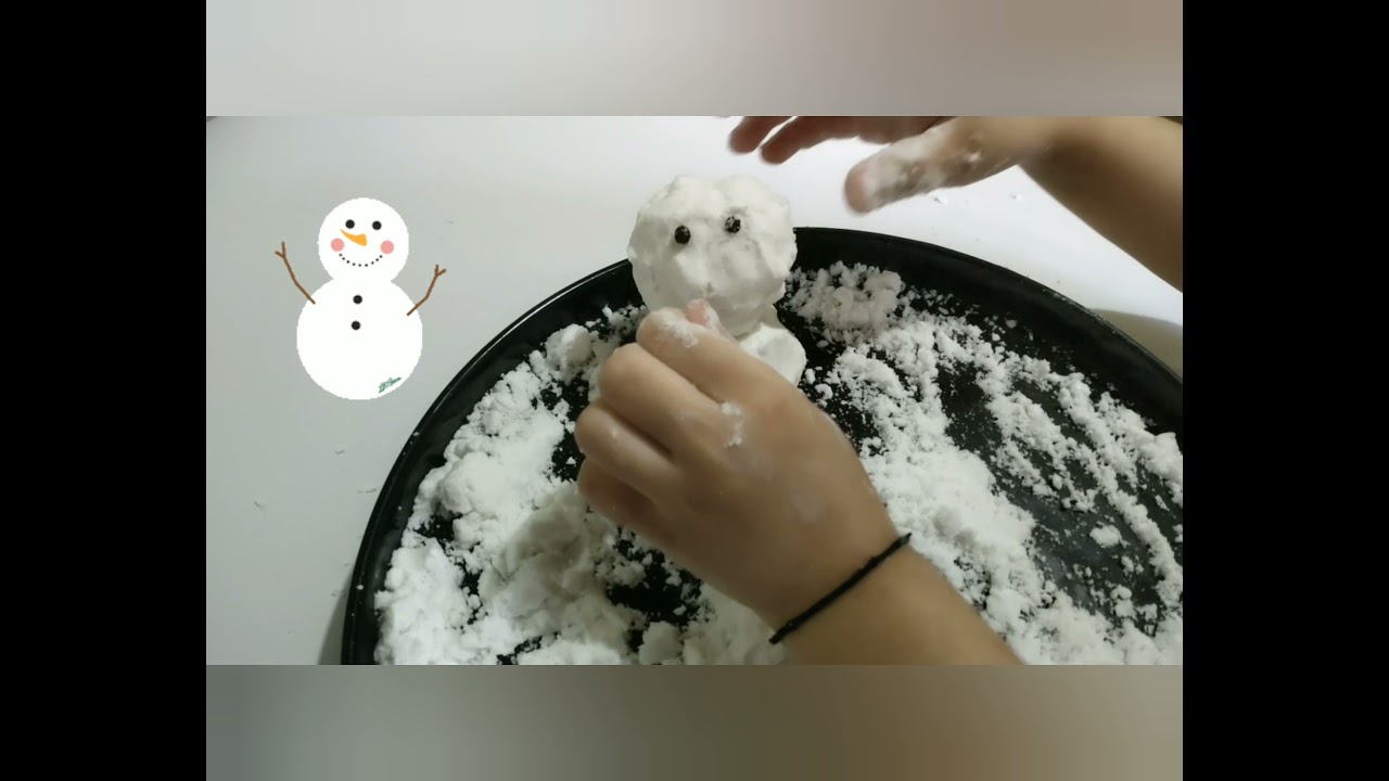 Make FAKE SNOW  with 2 Ingredients! ❄️ DIY Fake Snow at home by Aahana.