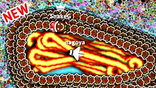 snake.io can I handle this situation ? 99.99 % fail to survive 🐍 best epic snake io gameplay 141