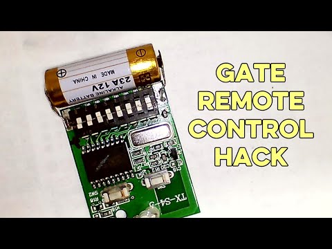 Gate Remote Control Hack (repair)