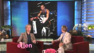 Jane Lynch Loves Jason  On The Ellen Show