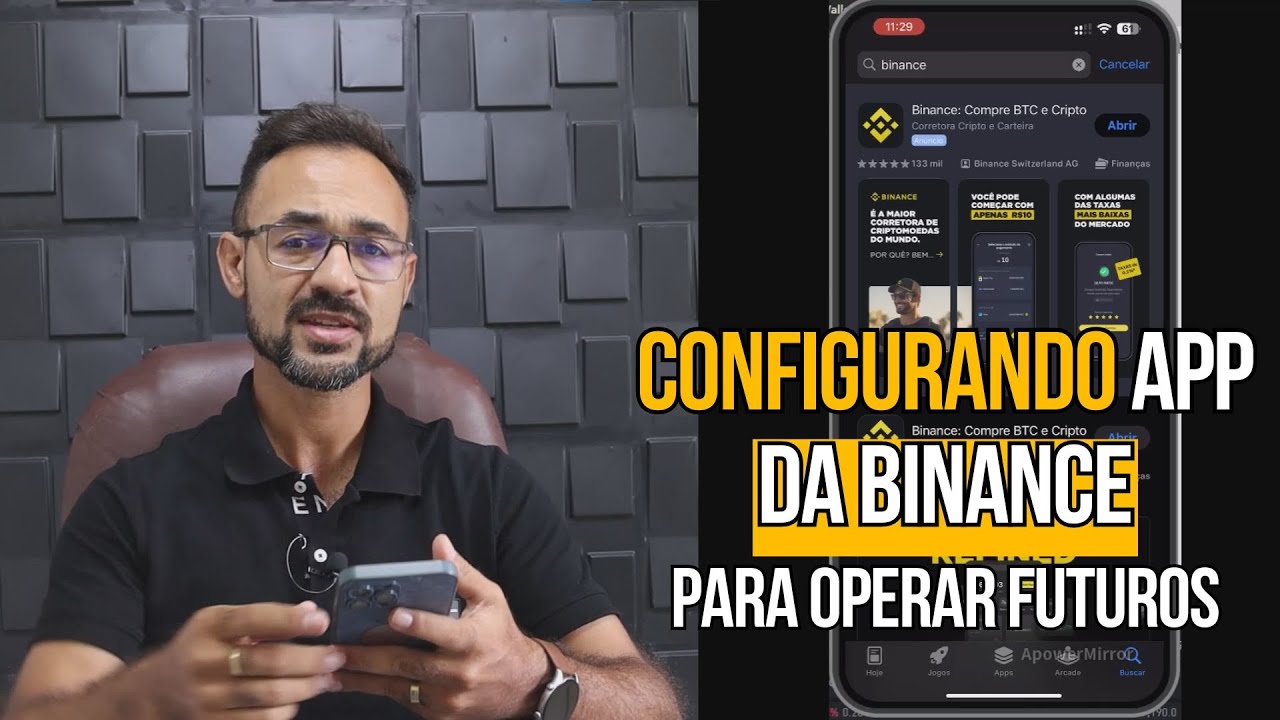 CONFIGURANDO APP BINANCE PRA OPERAR FUTUROS