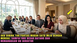 AKU DIHINA TAK PANTAS MAKAN DI SATU MEJA… SEMUA ORANG TERDIAM SAAT BOS BESAR DATANG & MEMANGGILKU..