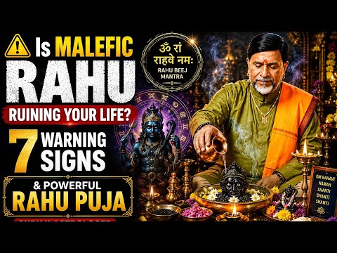 ⚠️ Is Malefic Rahu Ruining Your Life? 7 Warning Signs & Powerful Rahu Puja | Guruji Astrologer UK 🇬🇧