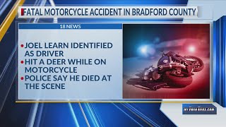 Fatal motorcycle accident in Bradford County