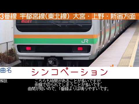 小金井駅1,3,4番線旧発車メロディー集