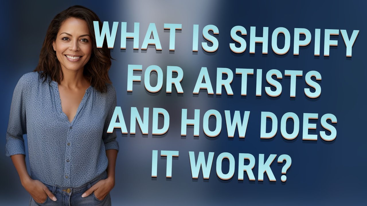 What is Shopify for artists and how does it work?